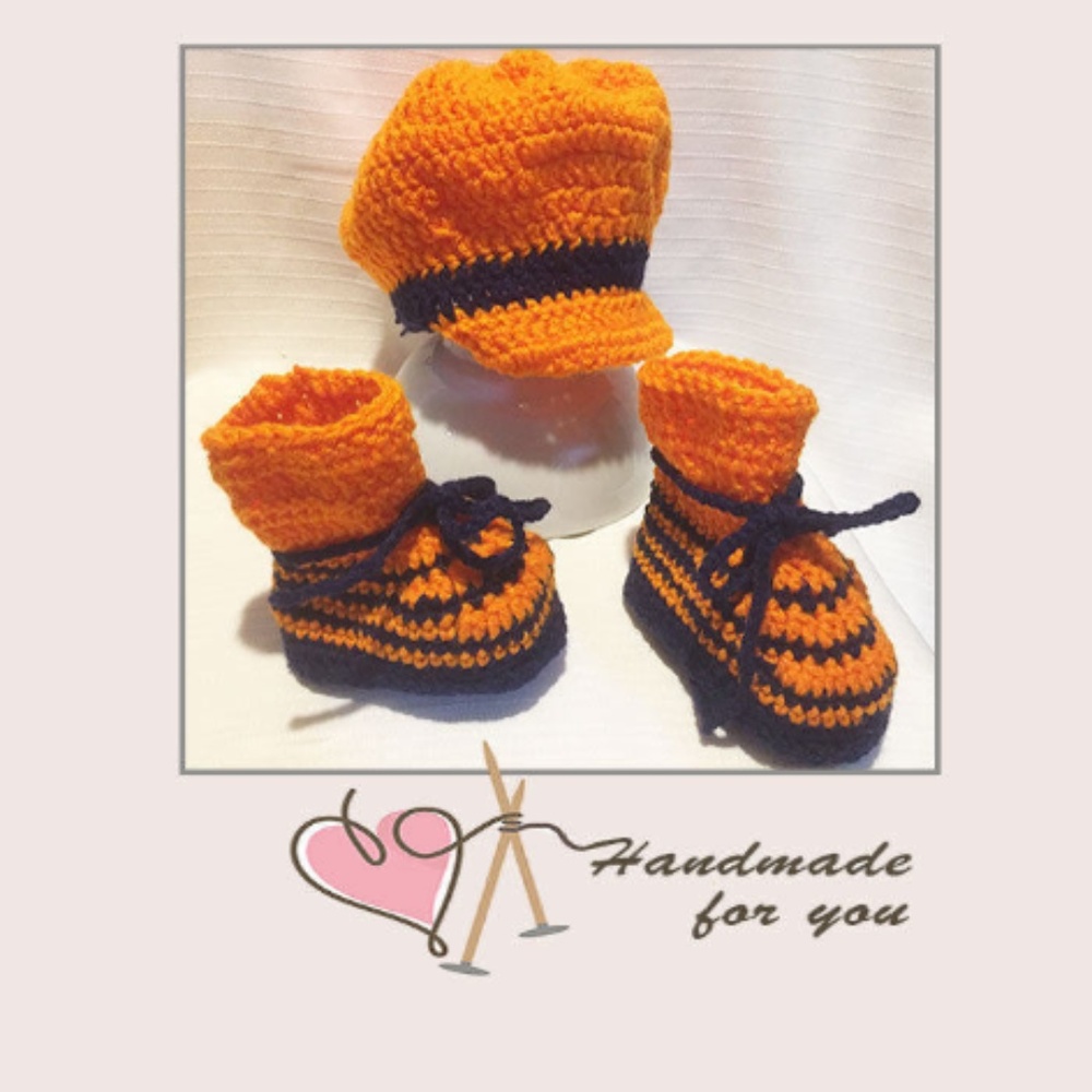NWT Hand made in Europe - Artisan Baby set 6-9mo